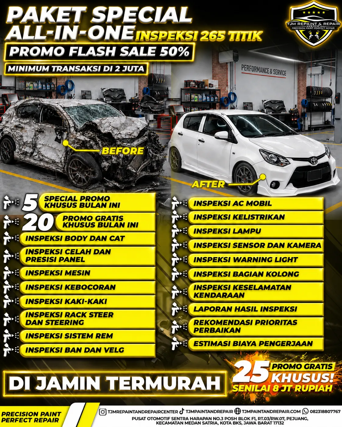 PAKET SPECIAL ALL-IN-ONE INSPEKSI 265 TITIK